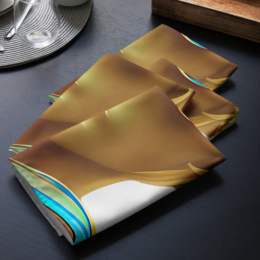 Retro Cool White - Cloth Napkin Set