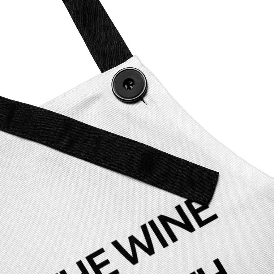 Love The Wine You're With - White Apron - iSAW Company