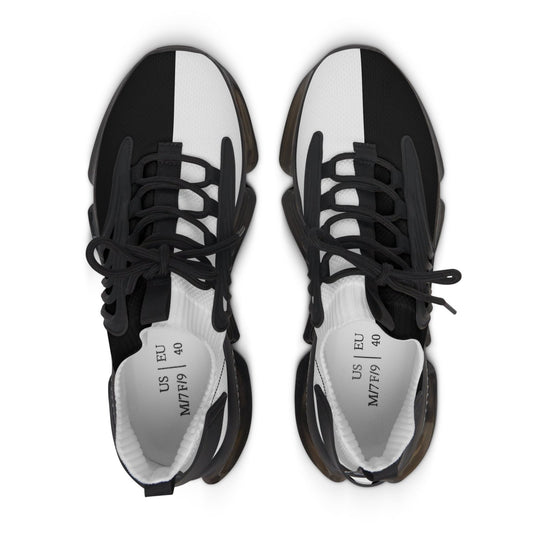 Half Black Half White - Womens Street Sneakers - iSAW Company
