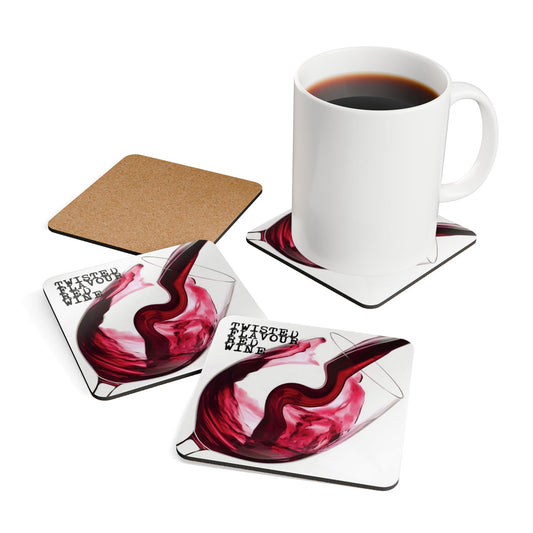 Twisted Flavour Red Wine - Coaster Set - iSAW Company