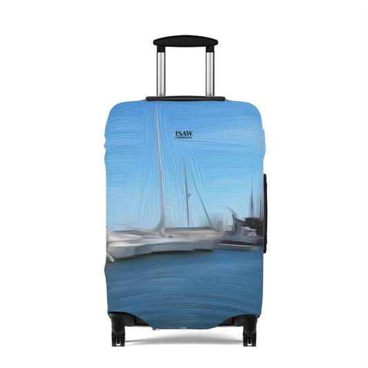 The Sleeping Yachts (at Morning) – Protective Suitcase Cover - iSAW Company