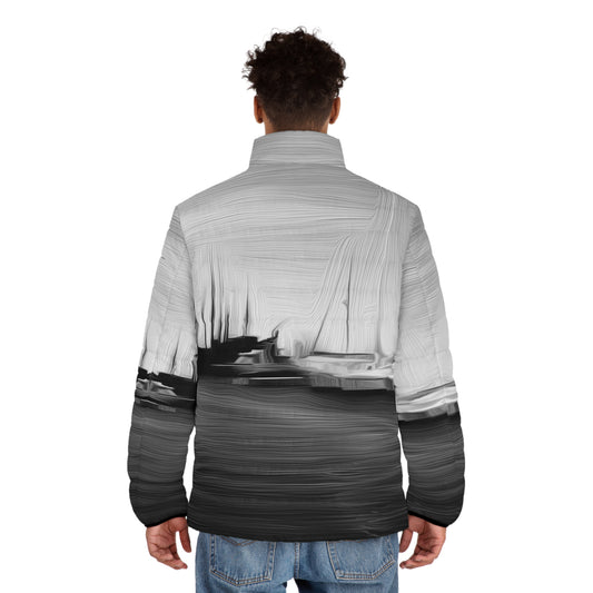 The Sleeping Yachts (at Night) - Mens Puffer Jacket - iSAW Company