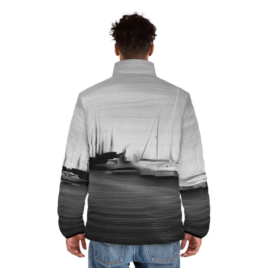 The Sleeping Yachts (at Night) - Mens Puffer Jacket - iSAW Company