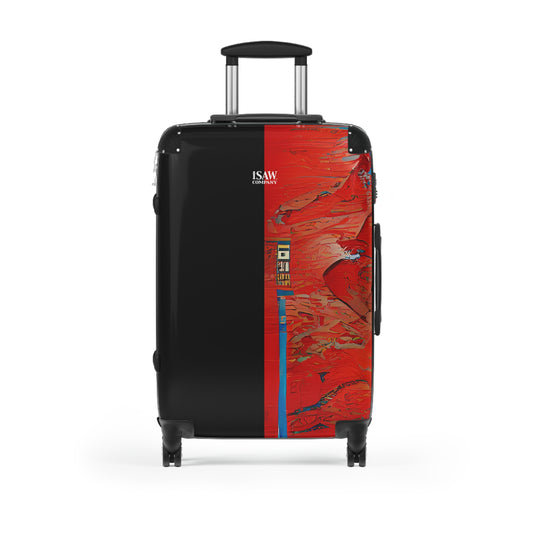 Half Black Half Hónghǎi - Hard - Shell Suitcase - iSAW Company