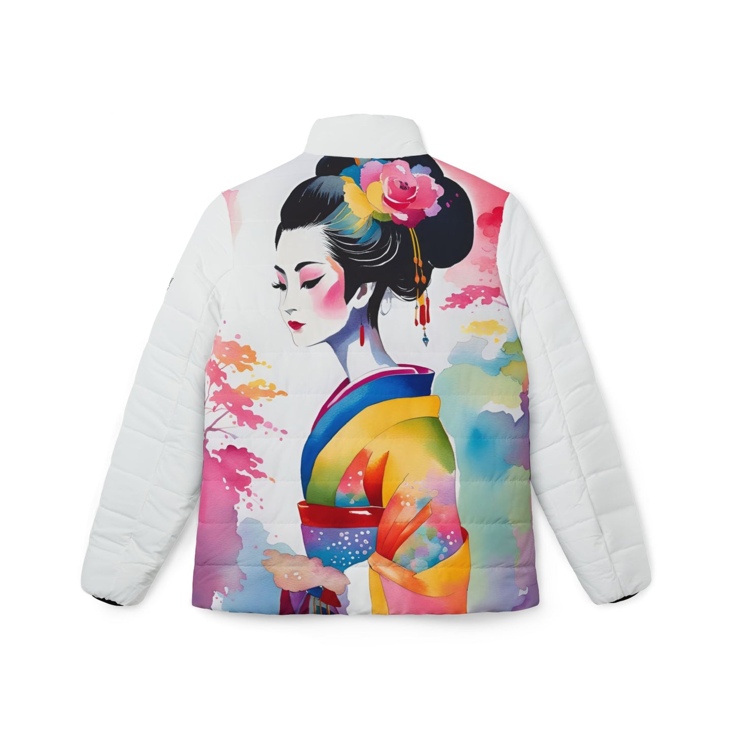 Geisha Girl - Womens Puffer Jacket - iSAW Company