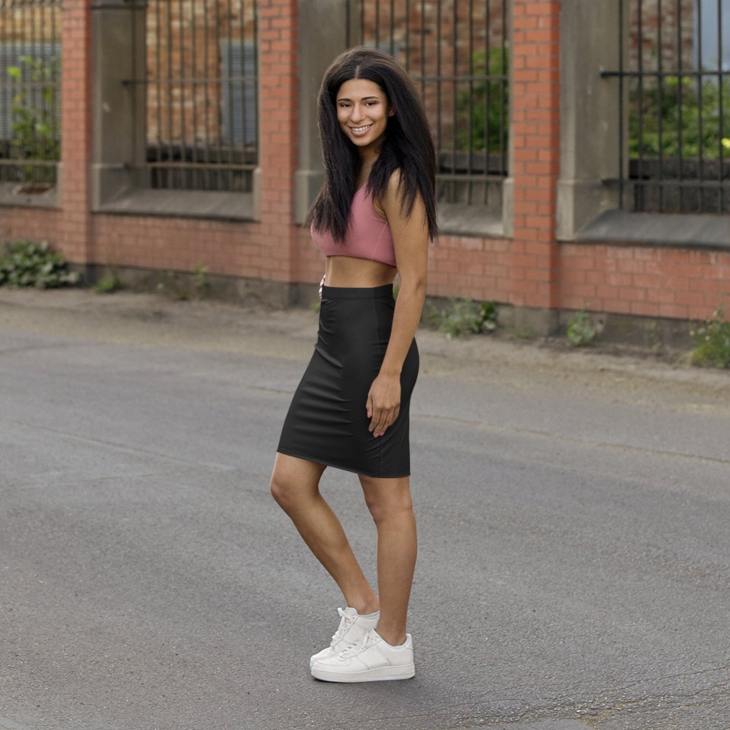 iSAW Womens Black Pencil Skirt - iSAW Company