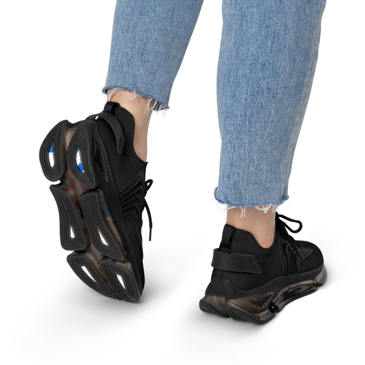 iSAW Womens Black Street Sneakers - iSAW Company
