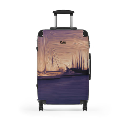 The Sleeping Yachts (at Sunset) - Hard - Shell Suitcase - iSAW Company