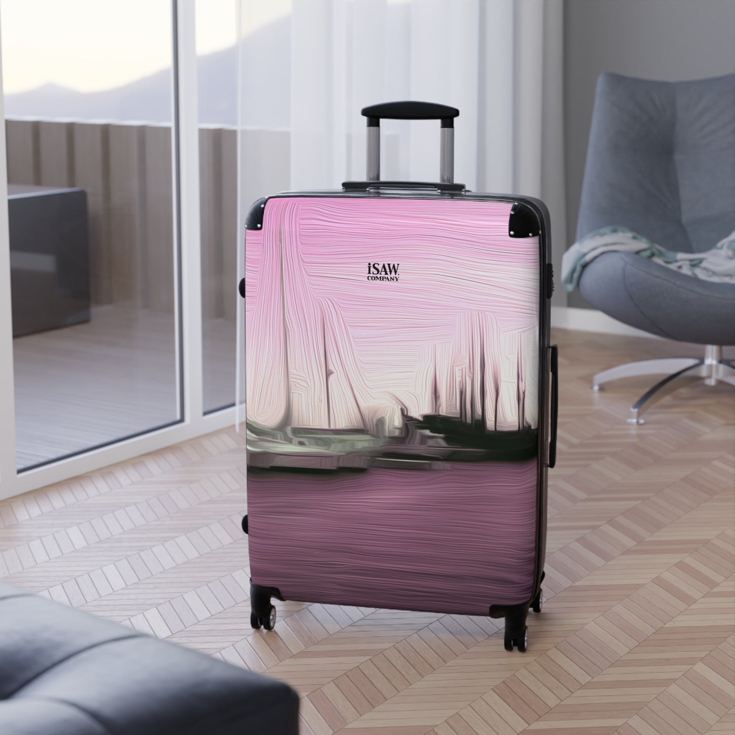 The Sleeping Yachts (at Evening) - Hard - Shell Suitcase - iSAW Company