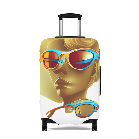 Retro Cool White – Protective Suitcase Cover - iSAW Company