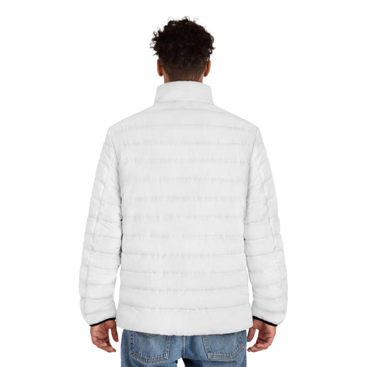 iSAW Mens White Puffer Jacket - iSAW Company