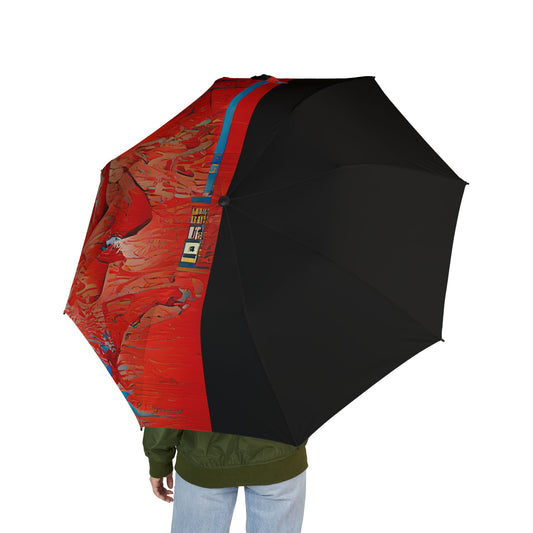 Half Black Half Hónghǎi - Windproof Umbrella - iSAW Company