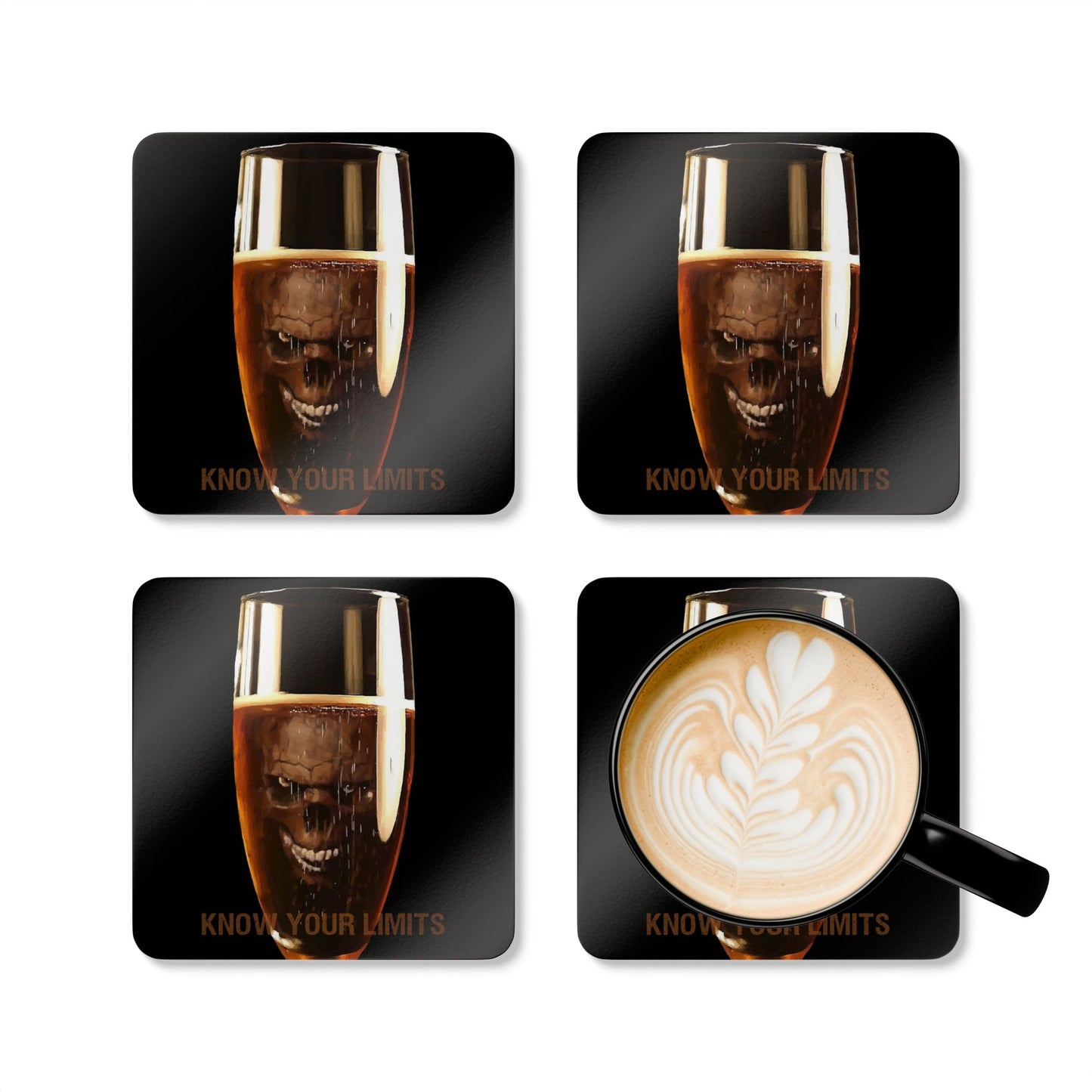 Alcohol - Know Your Limits - Coaster Set - iSAW Company