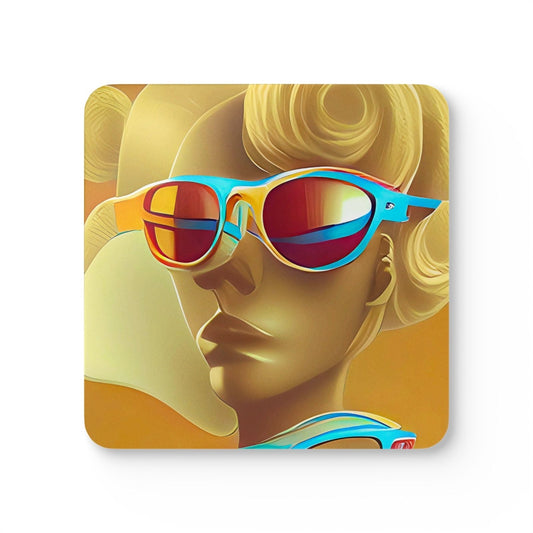 Retro Cool Orange - Coaster Set - iSAW Company