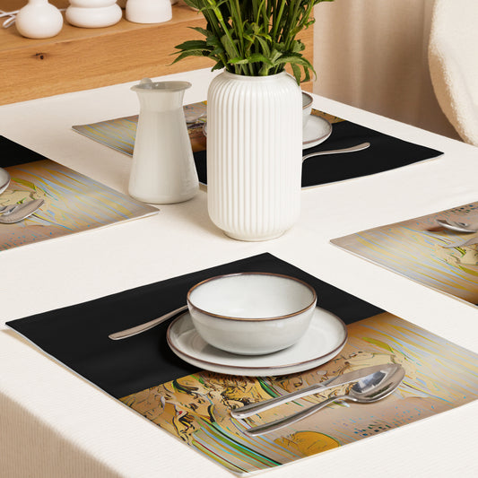 Half Black Half Gāolàng - Placemat Set - iSAW Company