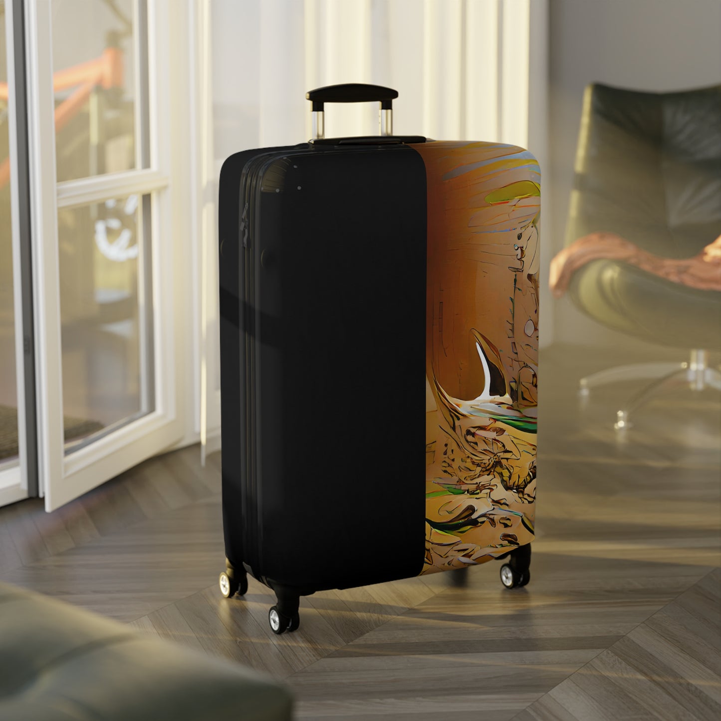 Half Black Half Gāolàng – Protective Suitcase Cover - iSAW Company
