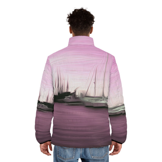 The Sleeping Yachts (at Evening) - Mens Puffer Jacket - iSAW Company