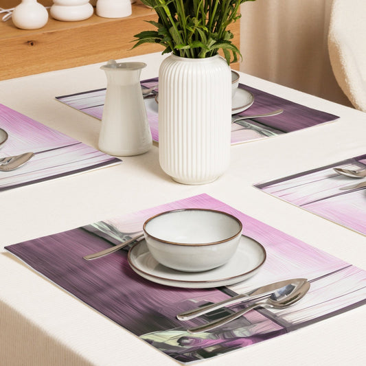 The Sleeping Yachts (at Evening) - Placemat Set - iSAW Company