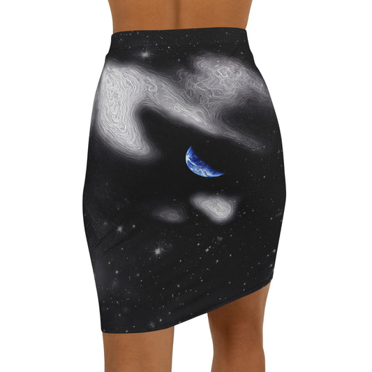 In The Quiet of Your Mind - Womens Pencil Skirt - iSAW Company