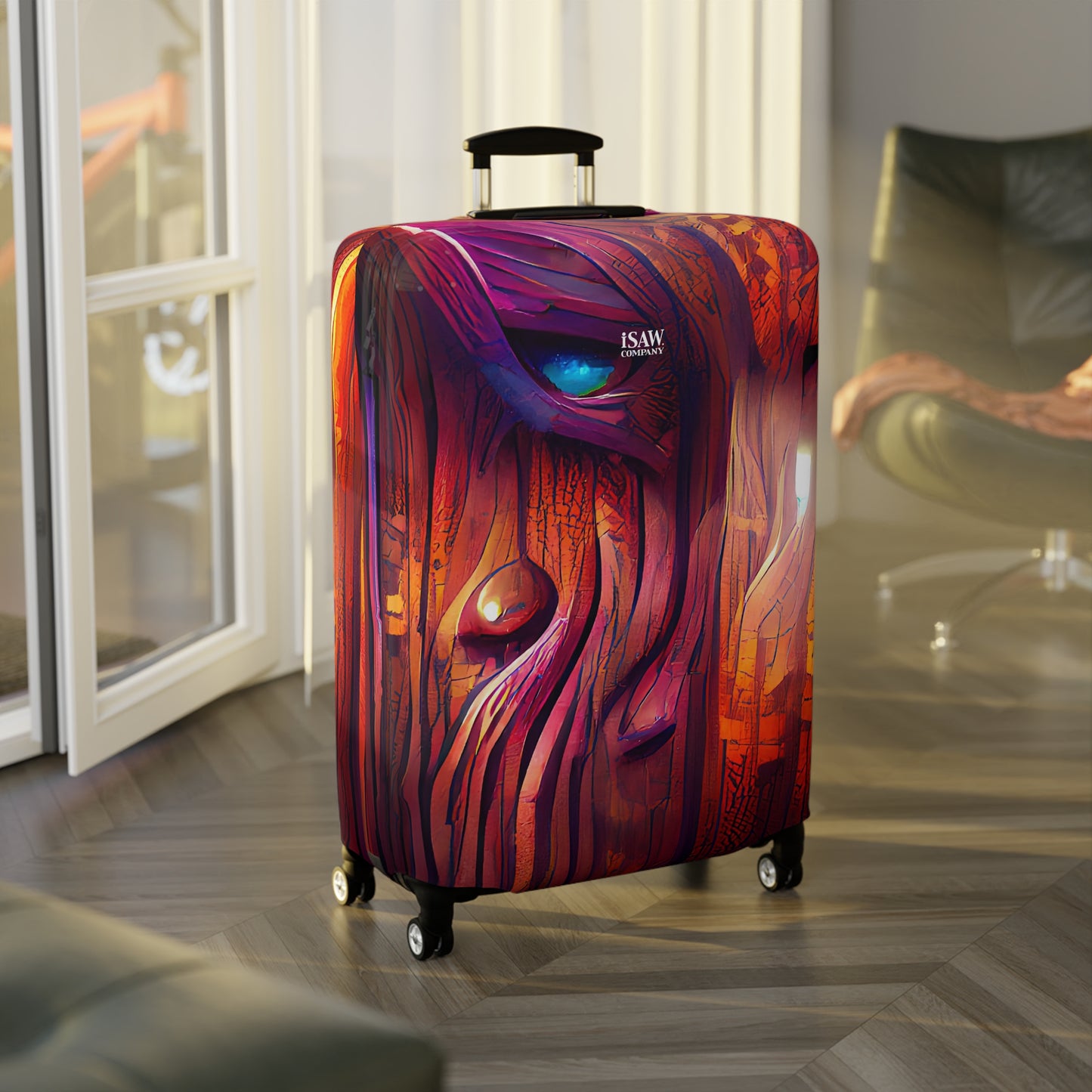 Hardwood – Protective Suitcase Cover - iSAW Company