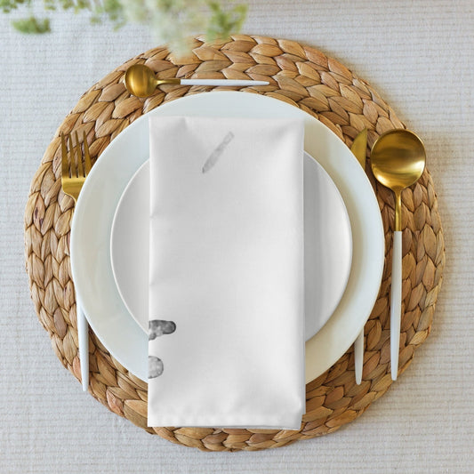 Watercolour Grey Splash - Cloth Napkin Set - iSAW Company