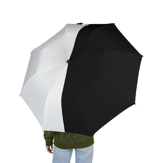 Half Black Half White - Windproof Umbrella - iSAW Company