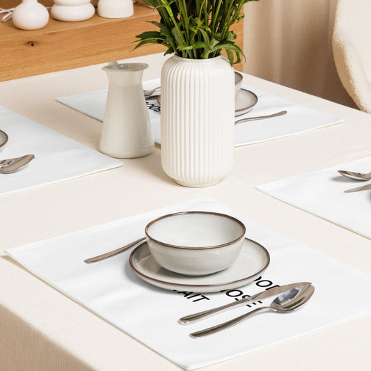 The Best Food Comes To Those Who Wait - White Placemat Set - iSAW Company