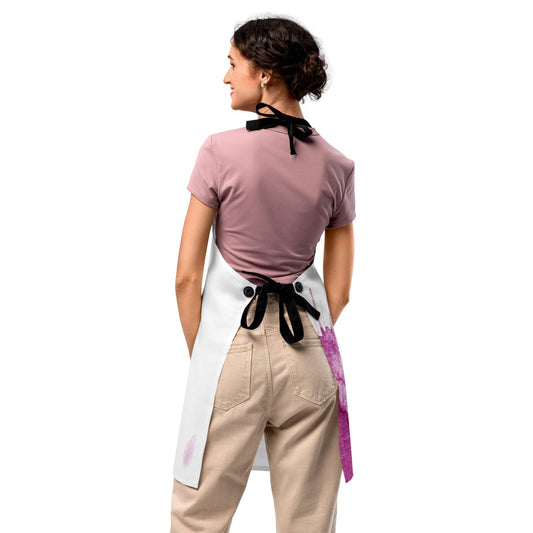 Watercolour Pink Splash - Apron - iSAW Company