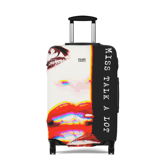 Miss Talk A Lot – Protective Suitcase Cover - iSAW Company