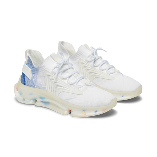 Watercolour Blue Splash - Womens Street Sneakers