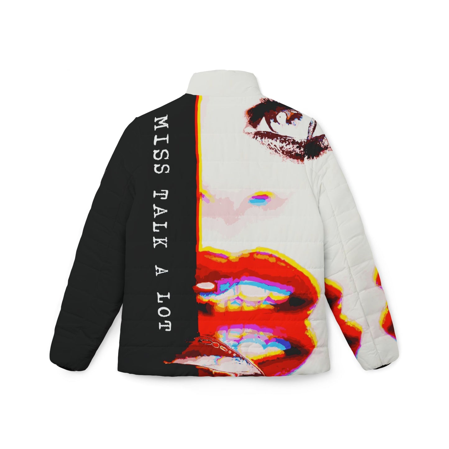 Miss Talk A Lot - Womens Puffer Jacket - iSAW Company