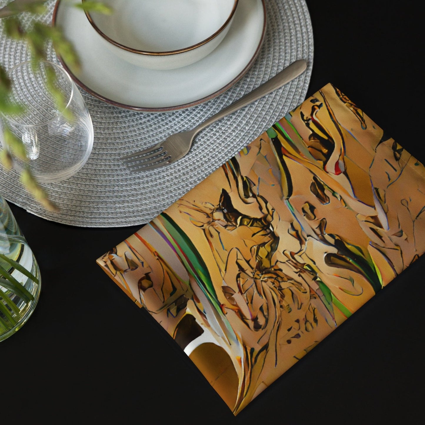 Half Black Half Gāolàng - Cloth Napkin Set - iSAW Company