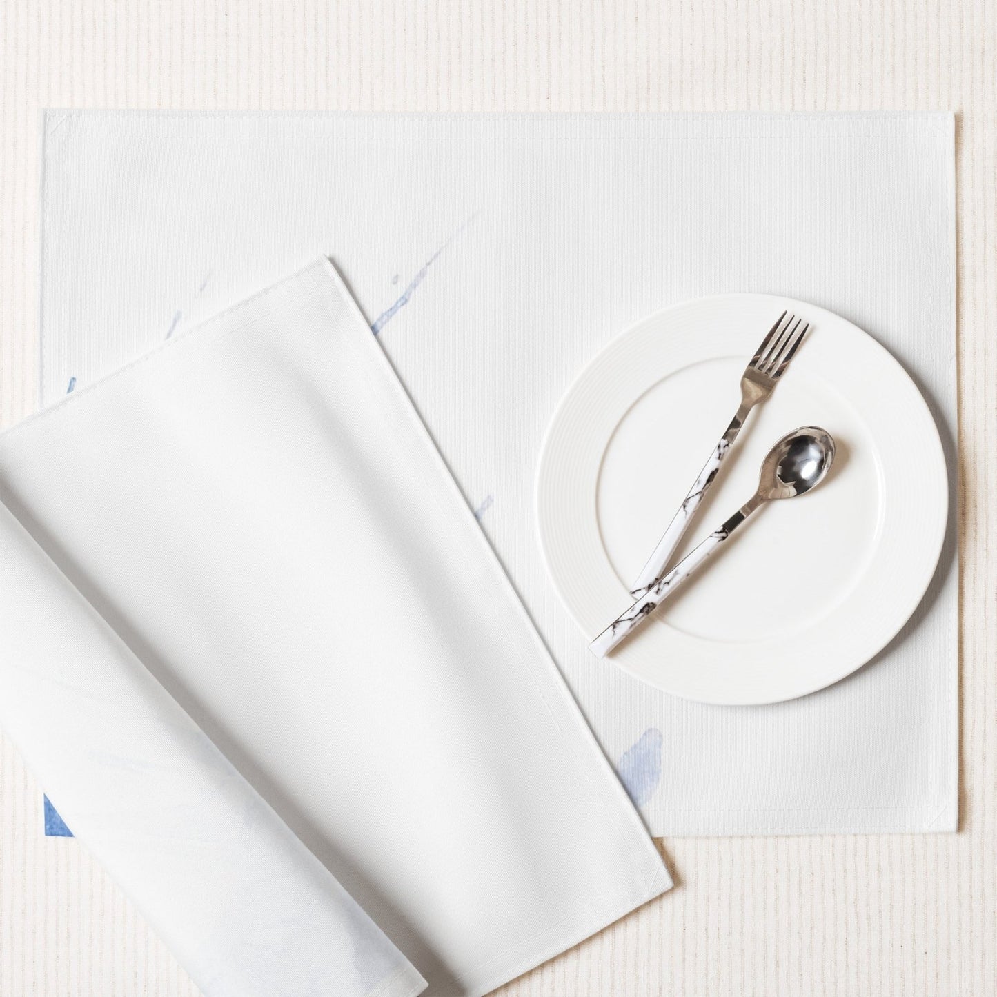 Watercolour Blue Splash - Placemat Set - iSAW Company