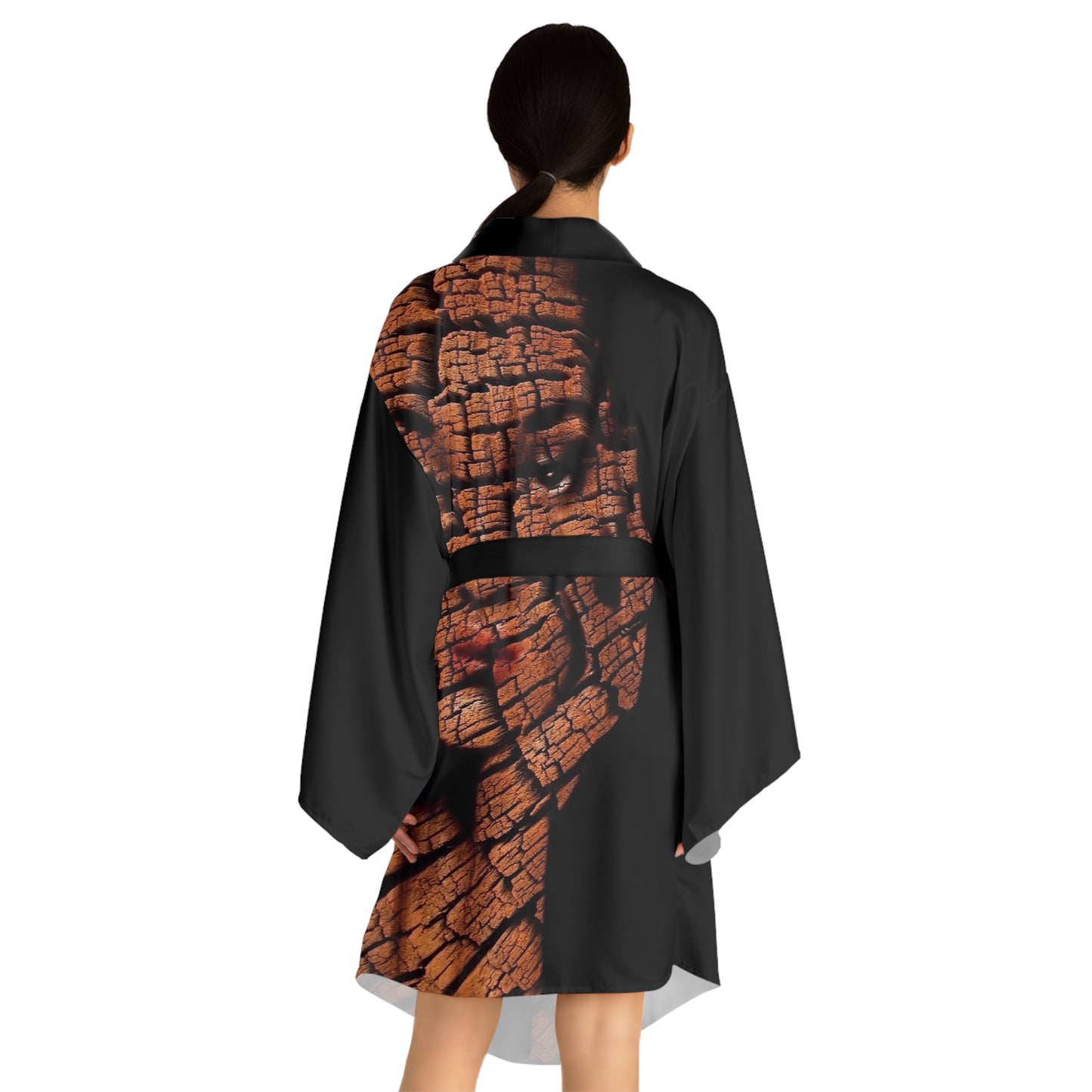 Bored Stiff - Womens Long Sleeve Kimono Robe - iSAW Company