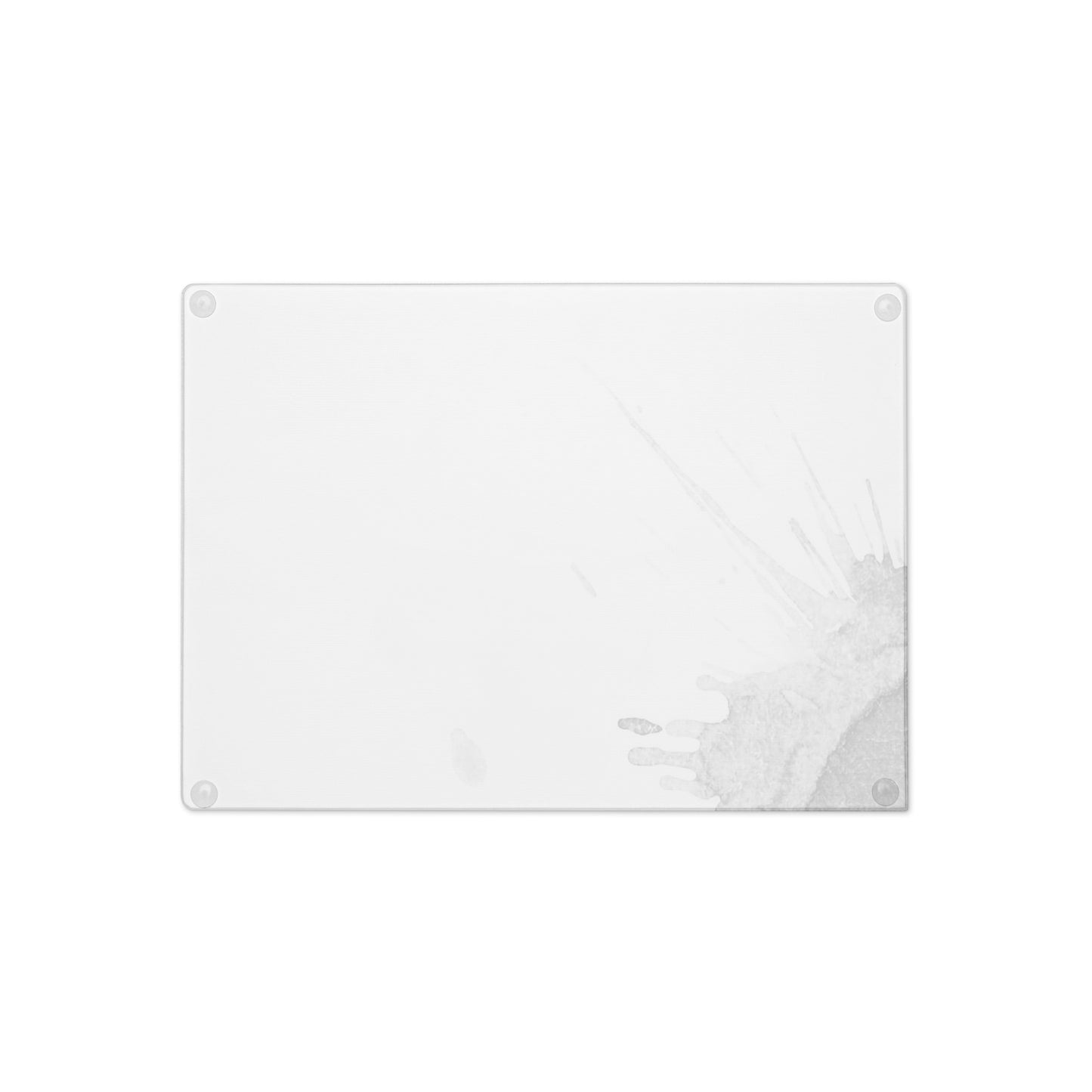 Watercolour Grey Splash - Glass Cutting Board - iSAW Company