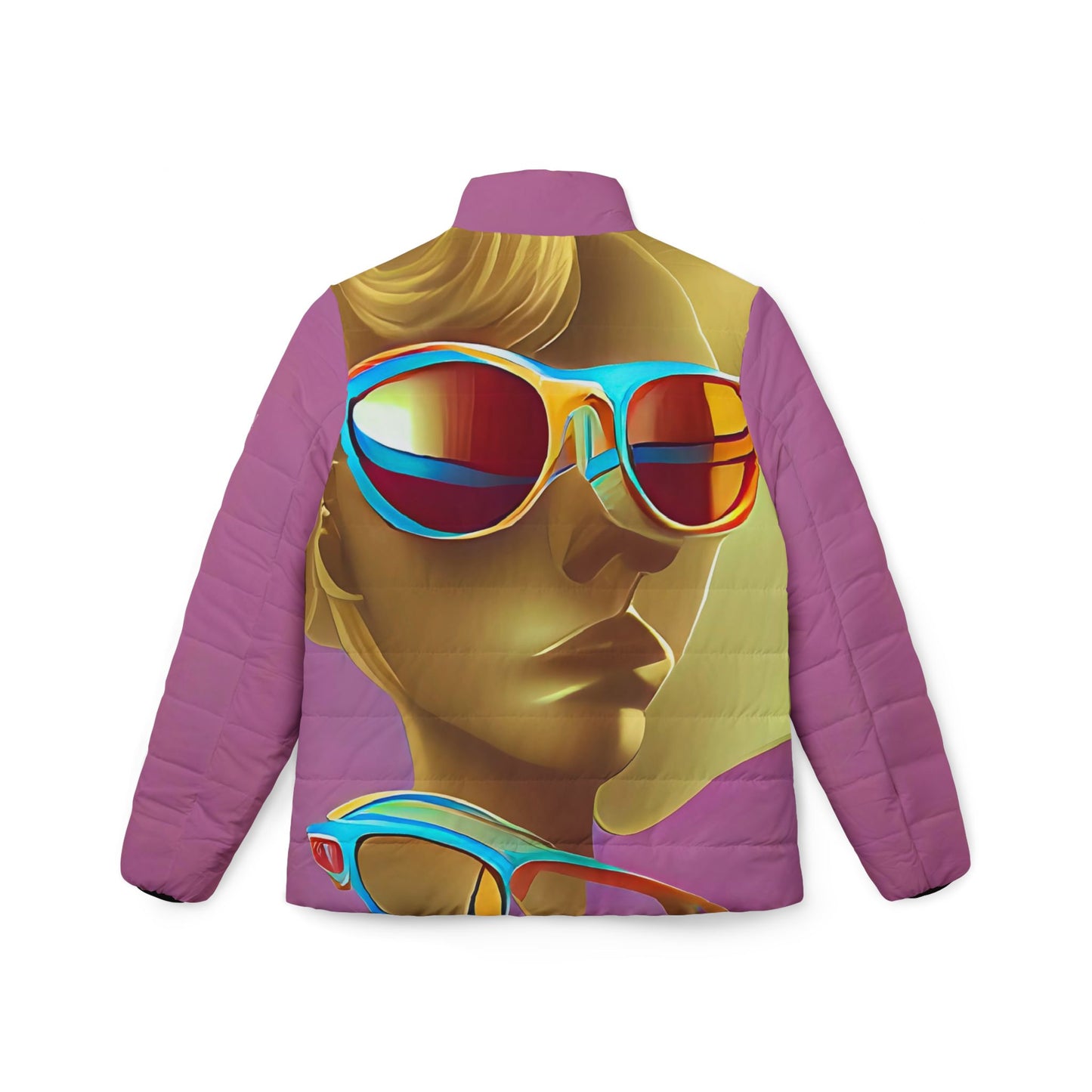 Retro Cool Pink - Womens Puffer Jacket - iSAW Company