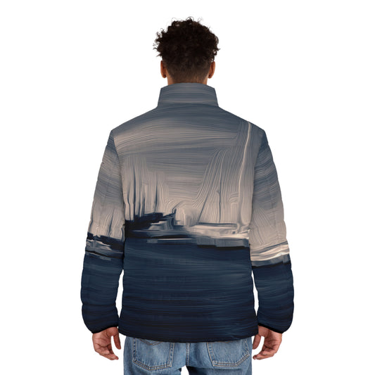 The Sleeping Yachts (at Sunrise) - Mens Puffer Jacket - iSAW Company