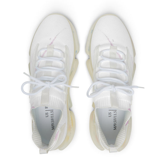 Watercolour Pink Splash - Mens Street Sneakers