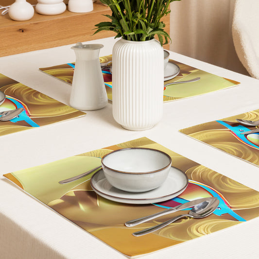 Retro Cool Orange - Placemat Set