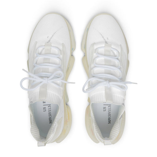 Watercolour Grey Splash - Mens Street Sneakers - iSAW Company