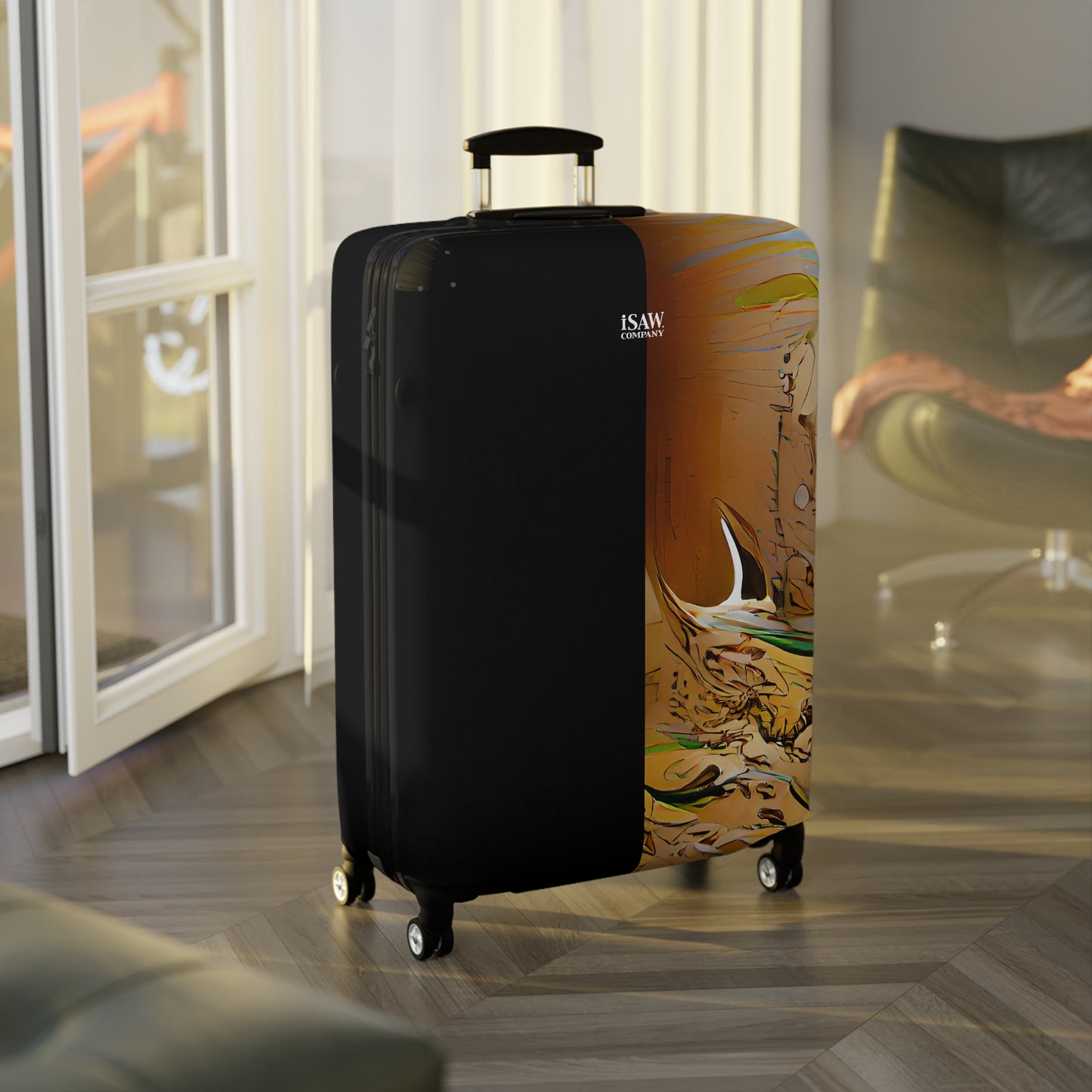Half Black Half Gāolàng – Protective Suitcase Cover - iSAW Company