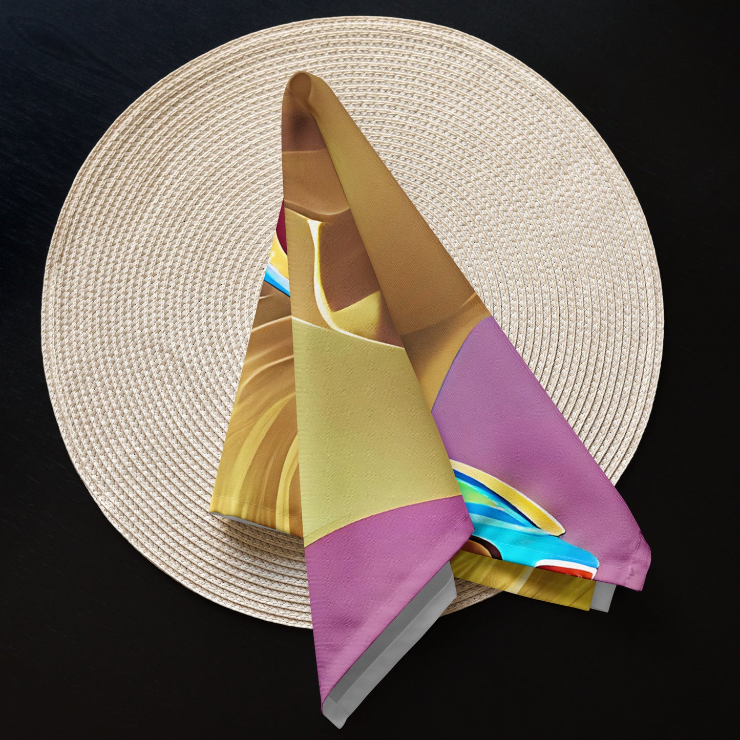 Retro Cool Pink - Cloth Napkin Set - iSAW Company