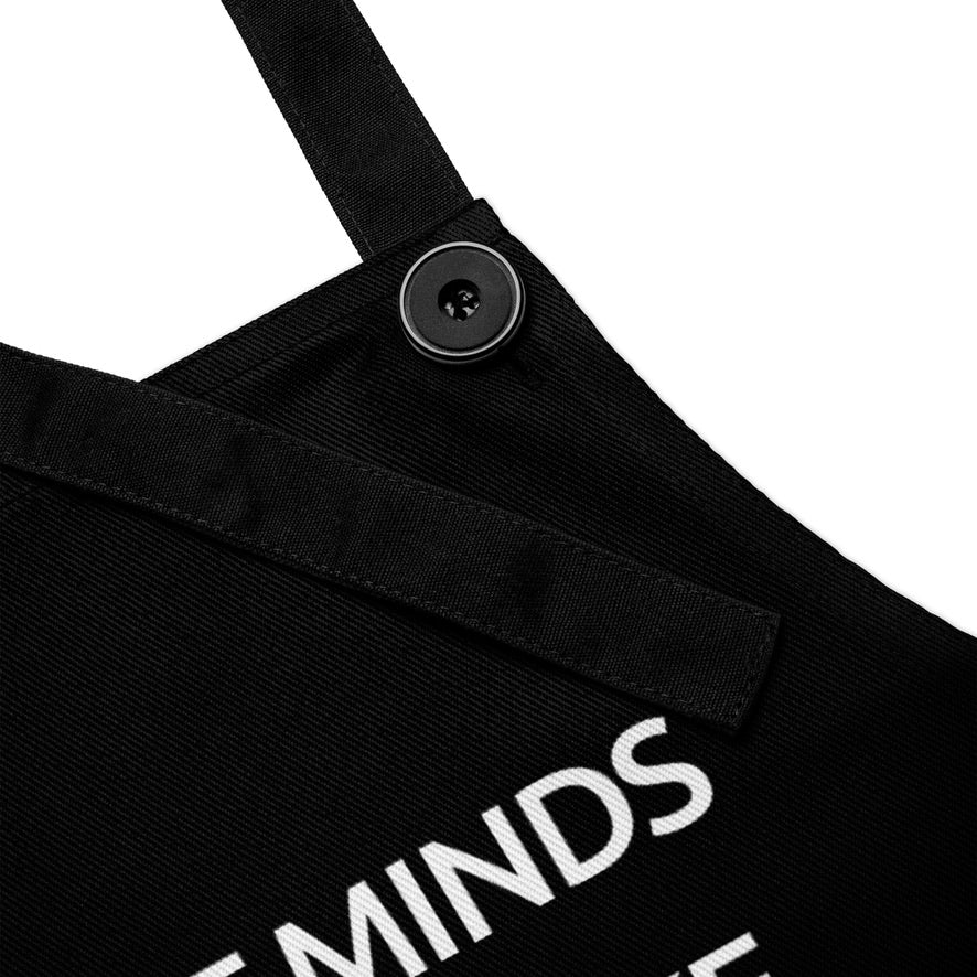 Great Minds Drink Alike - Black Apron - iSAW Company