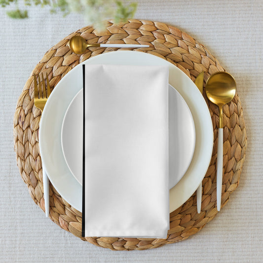 Half Black Half White - Cloth Napkin Set - iSAW Company