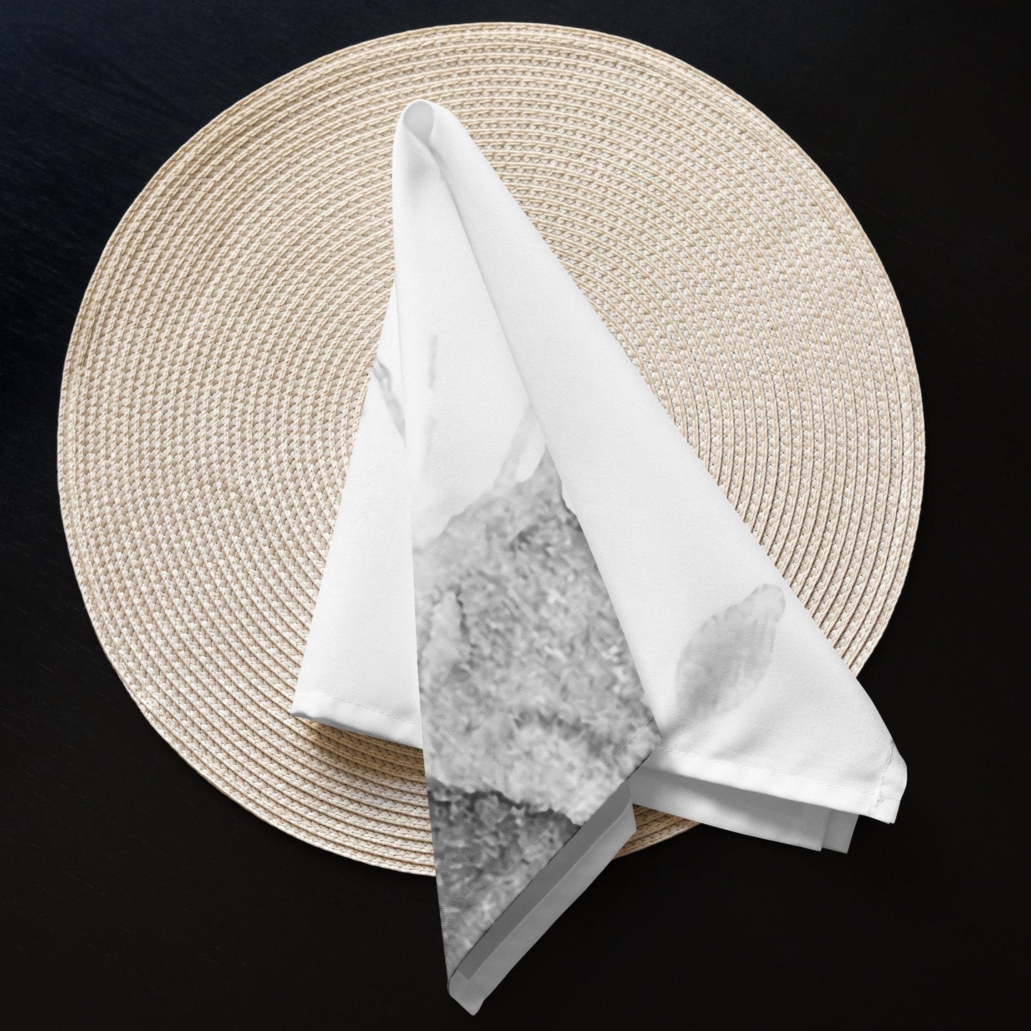 Watercolour Grey Splash - Cloth Napkin Set - iSAW Company