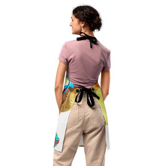 Retro Cool White - Apron - iSAW Company