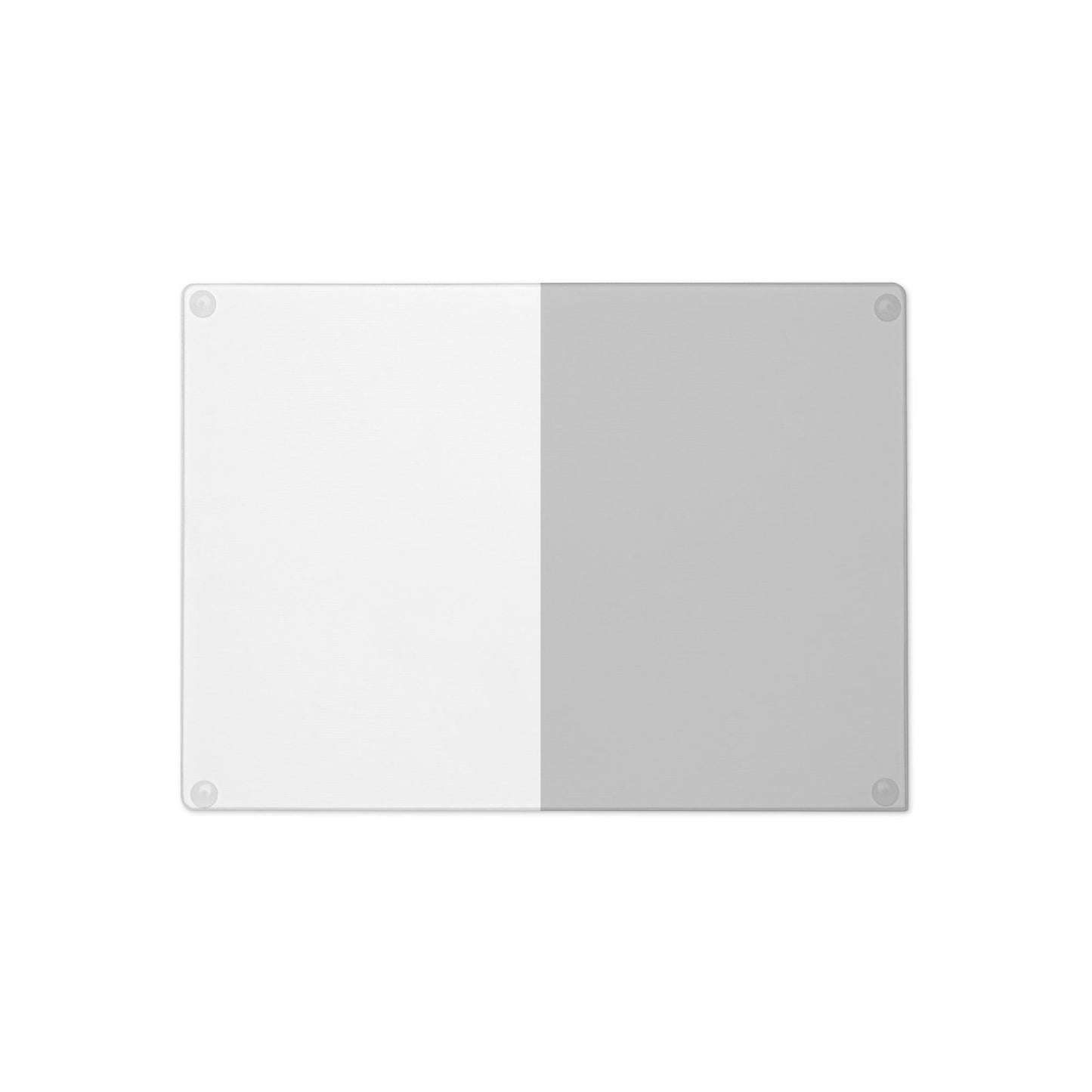 Half Black Half White - Glass Cutting Board - iSAW Company
