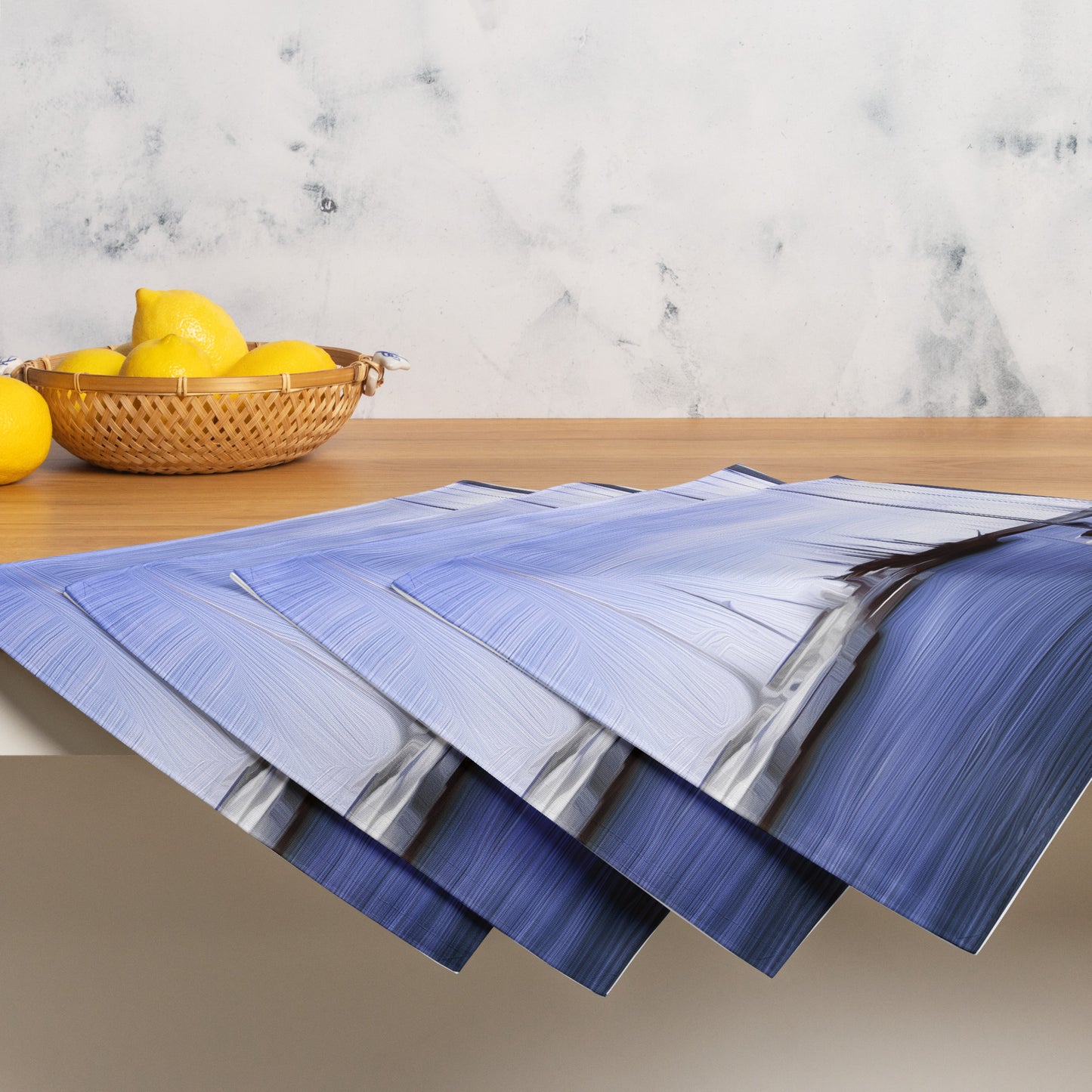 The Sleeping Yachts (at Afternoon) - Placemat Set - iSAW Company