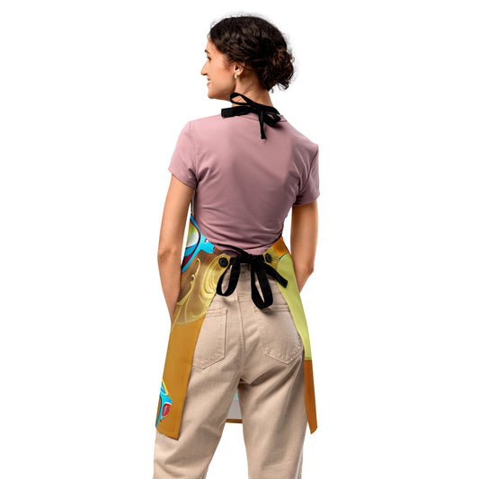 Retro Cool Orange - Apron - iSAW Company