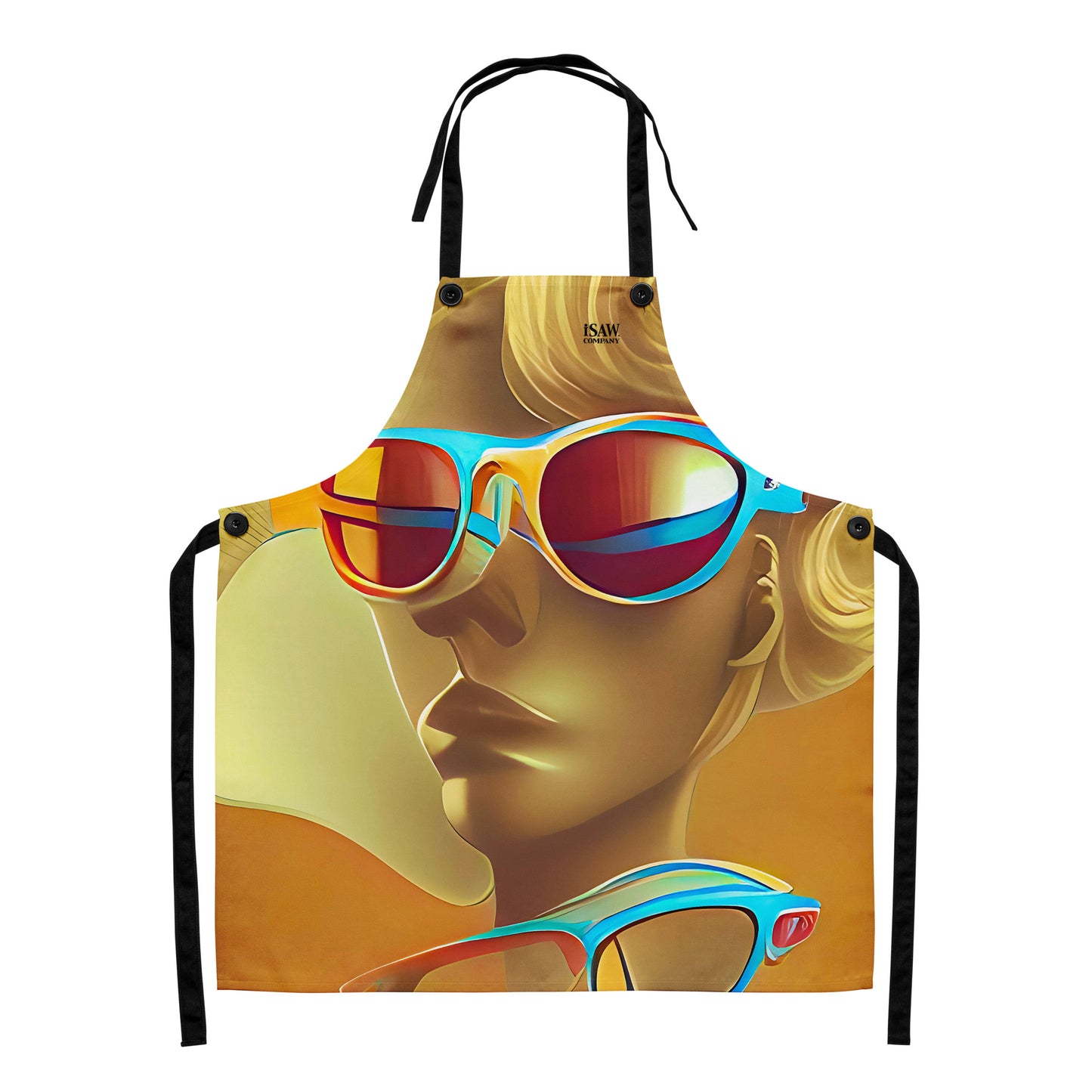 Retro Cool Orange - Apron - iSAW Company